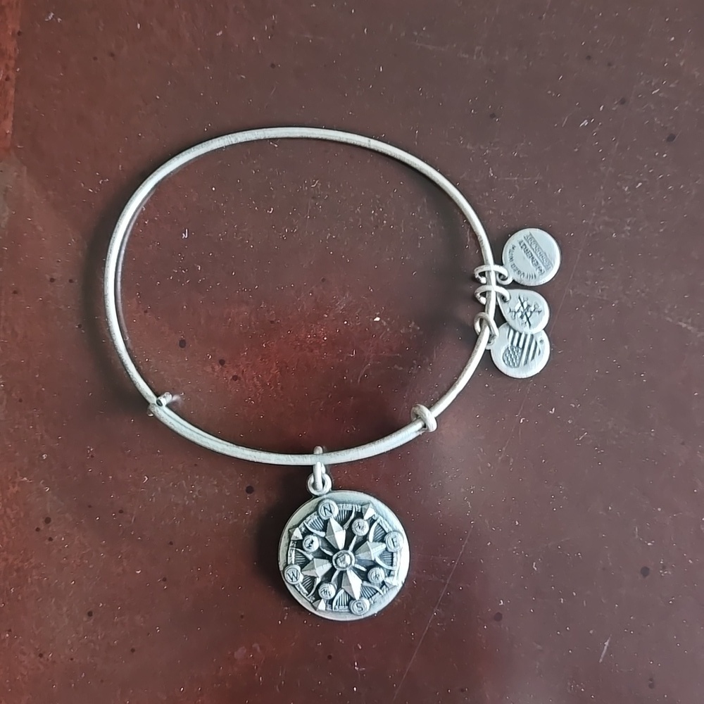 Alex and Ani Compass Charm Bangle Bracelet
